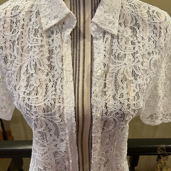 EXPRESS Lace Blouse/Top - Picture 1 of 3
